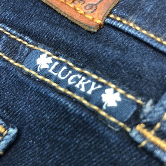 VINTAGE LUCKY BRAND JEANS CHARLIE SKINNY 10/30x30 ZIPPERS🍀 LUCKY YOU 🍀 - Picture 12 of 12